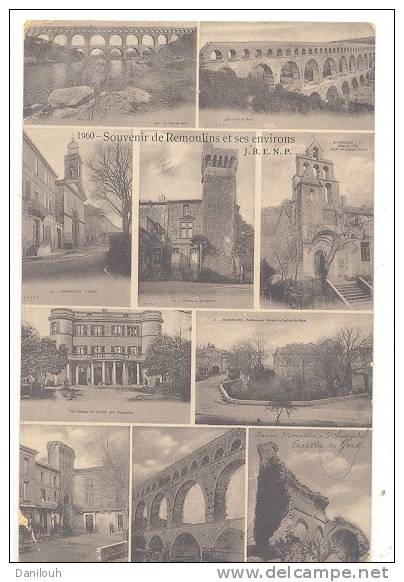 30 /FL/ Souvenir De REMOULINS Et Ses Environs, Multivues, J.B.E.N.P. N° 1960 ** - Remoulins