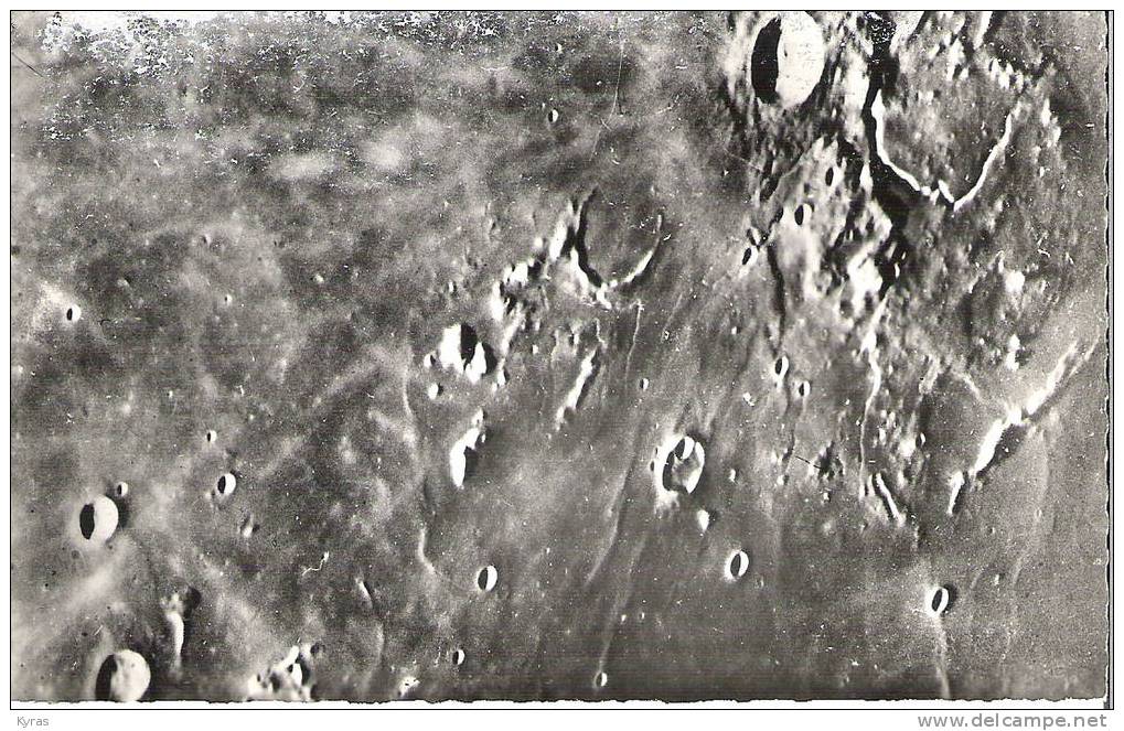 CPSM 9X14 CIRQUES MONTAGNES ET VALLEES LUNAIRES - Astronomie