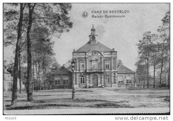 BELGIQUE. CAMP DE BEVERLOO.  MAISON COMMUNALE. - Leopoldsburg (Camp De Beverloo)