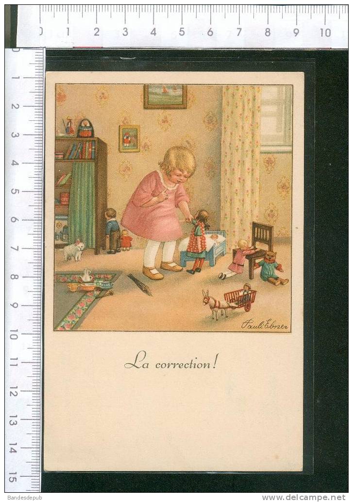 Jolie Carte Pauli Ebner Enfant  Poupée Chambre La Correction - Ebner, Pauli