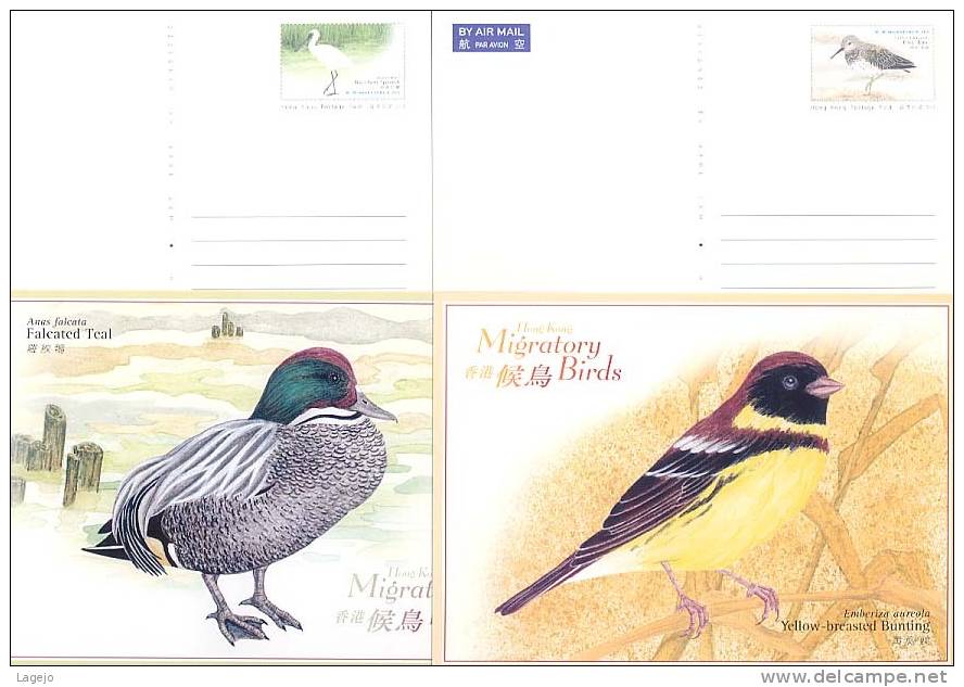 HONG KONG ENTIER PC003 Oiseaux - Postal Stationery