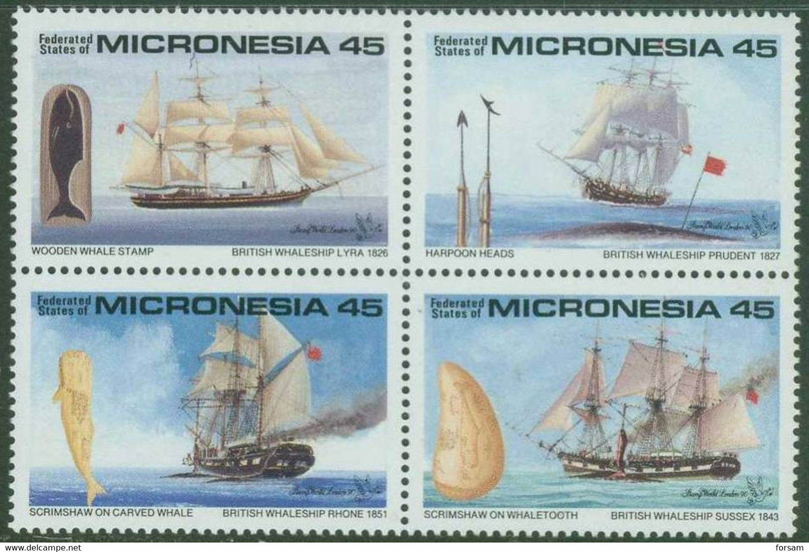 MICRONESIA..1990..Michel # 178-181...MNH. - Micronesië