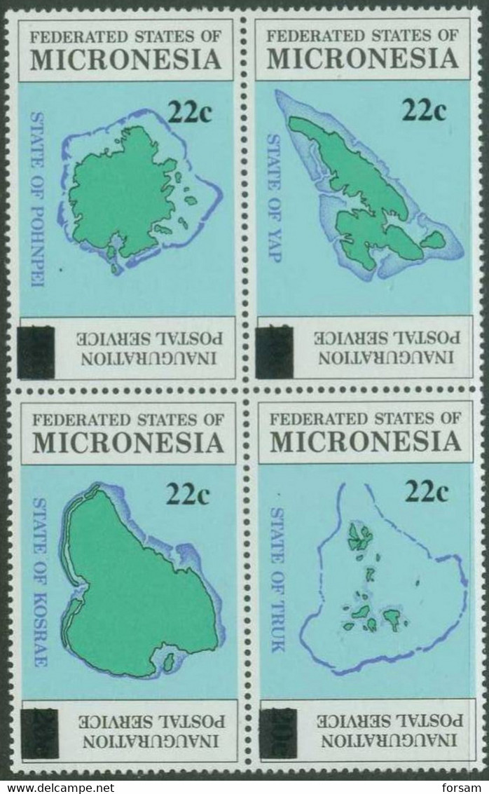 MICRONESIA..1986..Michel # 53-56...MNH. - Micronesia