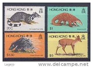 HONG KONG 0378/81 Mammifères - Unused Stamps