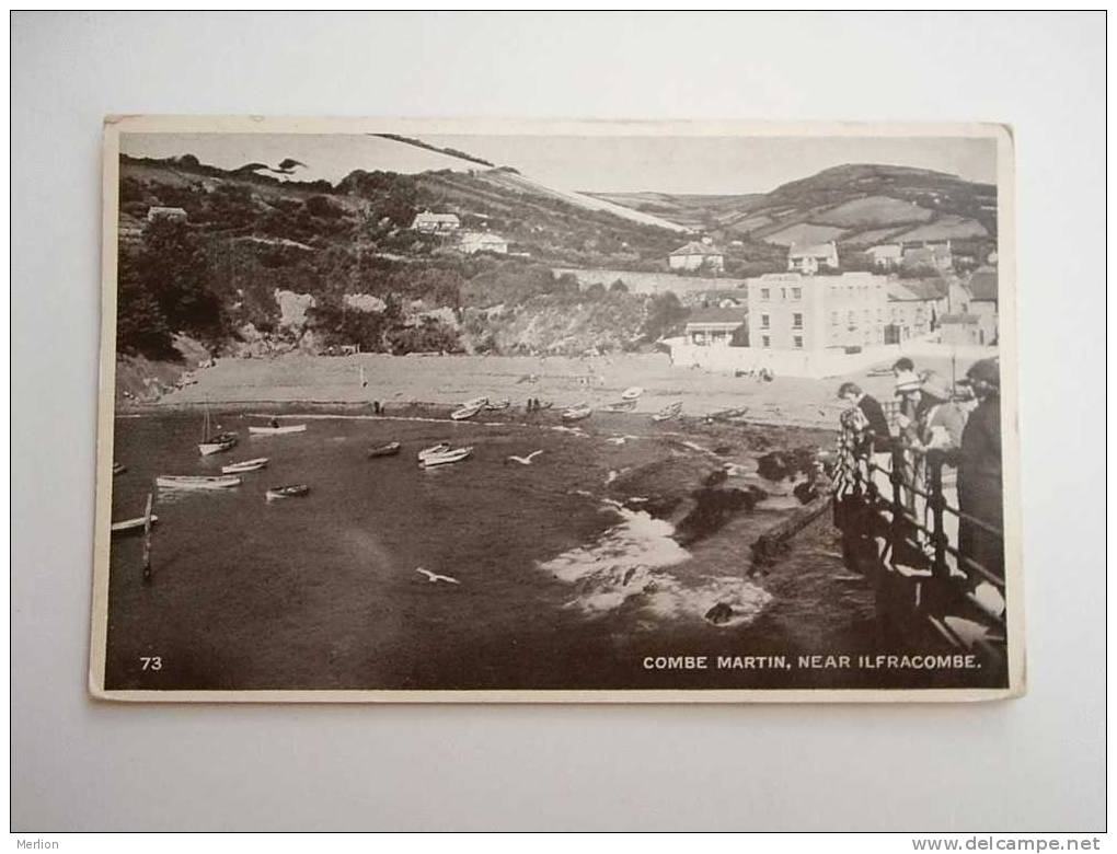 Devon - Combe Martin - Near  ILFRACOMBE   -PU 1951       VF  D30893 - Ilfracombe