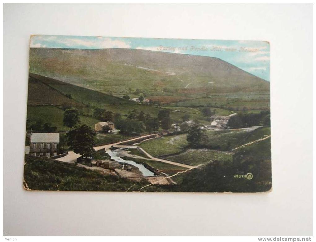 Barley & Pendle Hill Near Nelson Lancashire  Cca 1906     G  D30897 - Sonstige & Ohne Zuordnung