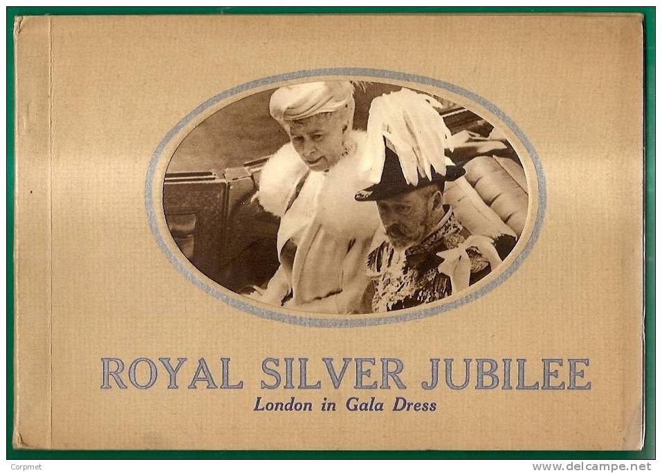 UK - ROYAL SILVER JUBILEE - London In Gala Dress - Book Of 16 Sepia Pictures 20 X 15 Cm - Pub. Photochrom Co. Wells - Fotografia
