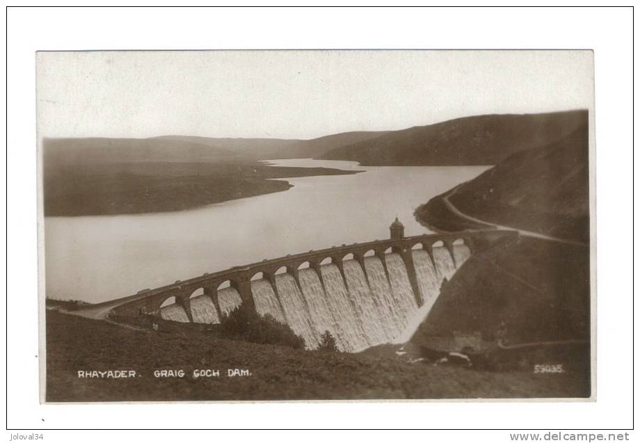 PAYS DE GALLES - RHAYADER - Graig Goch Dam - Radnorshire