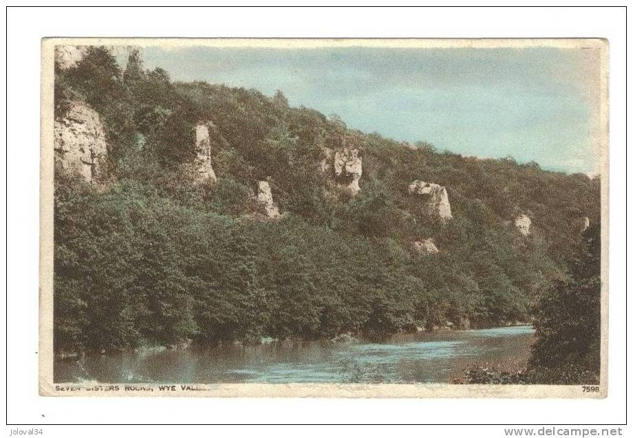 PAYS DE GALLES - SEVER SISTERS ROCKS, WYE VALLEY - Unknown County