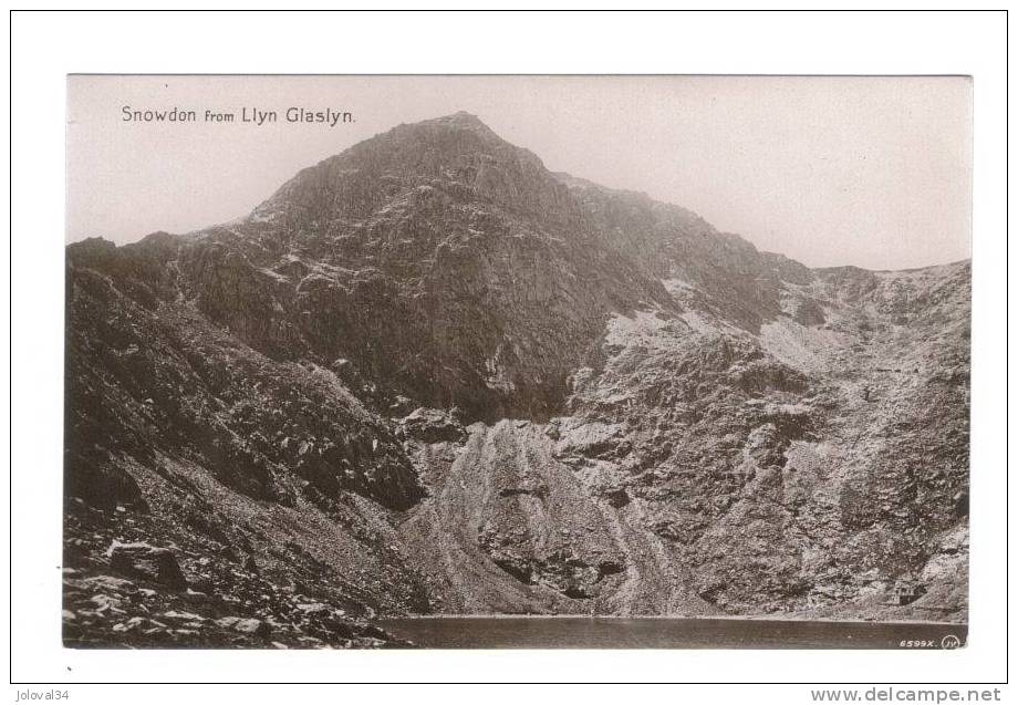 PAYS DE GALLES - SNOWDON From Llyn Glaslyn - Caernarvonshire