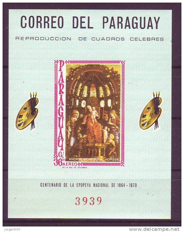 Paraguay, BL96 **, Michel = 22 Euro (Z18037) - Religieux