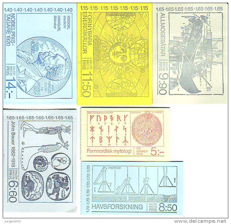 MH74, MH77, MH79, MH81, MH83, MH86 **, Michel = 19 Euro (Z18928) - 1951-80