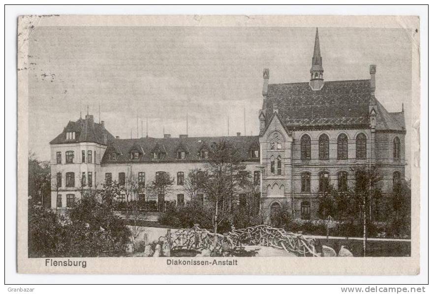 FLENSBURG,  DIAKONISSEN ANSTALT,   VERSANDT  1913 - Flensburg