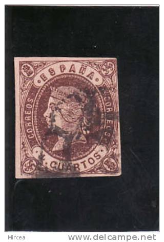 Espagne 1862 - Yv.no.54  Oblitere(d) - Gebruikt