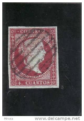 Espagne 1855 - Yv.no.35a  Oblitere(d) - Oblitérés