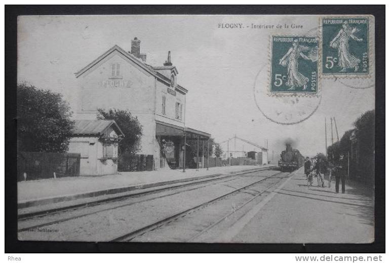 89 Flogny-la-Chapelle Gare Train    D89D  K89169K  C89169C RH037181 - Flogny La Chapelle