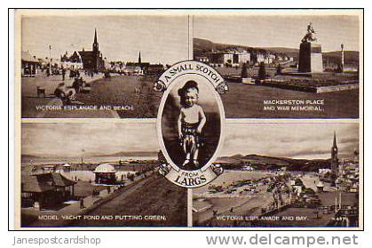 LARGS Multi-View PCd Used 1957-- Ayrshire--SCOTLAND - Ayrshire