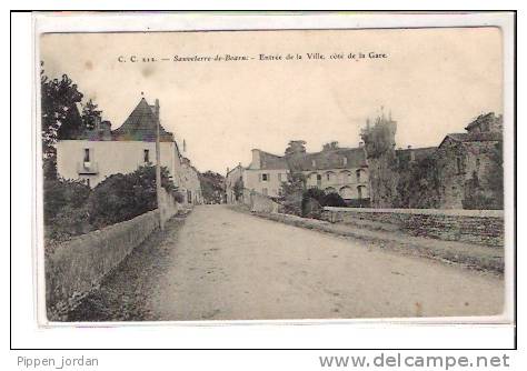 64 SAUVETERRE DE BEARN * Entrée De La Ville, Coté De La Gare * Belle CPA 1914 - Sauveterre De Bearn