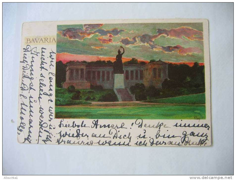 POSTKARTE BAVARIA   CHIEMGAEUR - ALPEN : 23-08-1900 POUR BADEN6BADEN - Chiemgauer Alpen