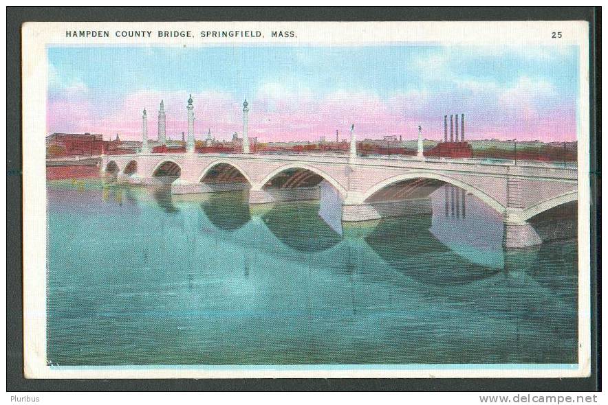 HAMPDEN COUNTY BRIDGE, SPRINGFIELD, MASS. - Springfield