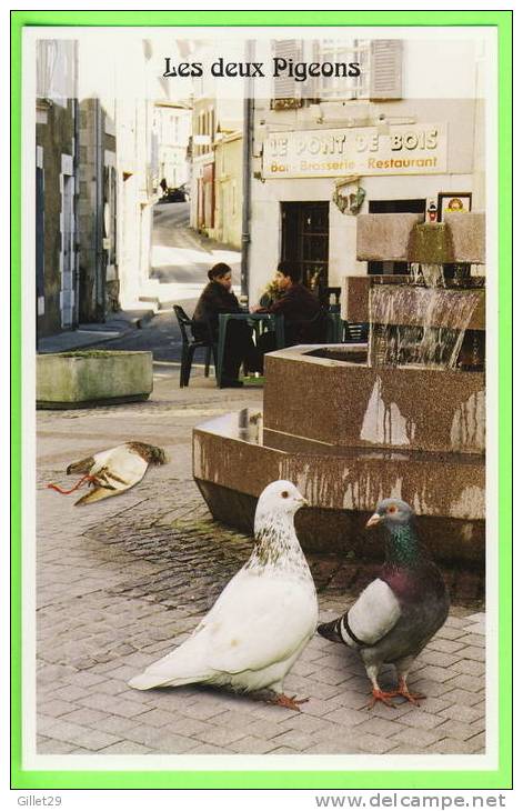 FABLES DE LA FONTAINE - LES DEUX PIGEONS - MONTMORILLON, 2003 - ÉDITIONS LIMITÉE 1000 Ex - P. TOUCHARD - - Contes, Fables & Légendes