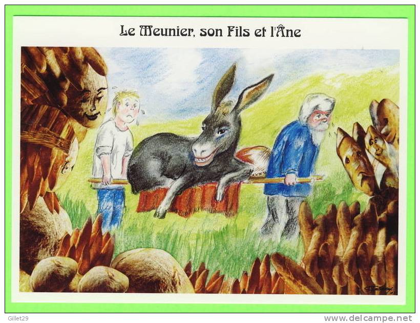 FABLES DE LA FONTAINE - LE MEUNIER, SON FILS ET L´ÂNE - MONTMORILLON, 2003 -ÉDITIONS LIMITÉE  1000 EX - J.Y. CORSON - - Contes, Fables & Légendes