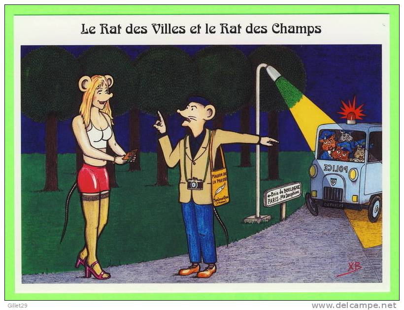 FABLES DE LA FONTAINE - LE RAT DES VILLES ET LE RAT DES CHAMPS - MONTMORILLON, 2003 - éditions Limitée 1000 Ex - - Märchen, Sagen & Legenden