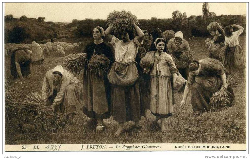 MUSEE DU LUXEMBOURG . J. BRETON . Le Rappel Des Glaneuses   (A235) - Landwirtschaftl. Anbau