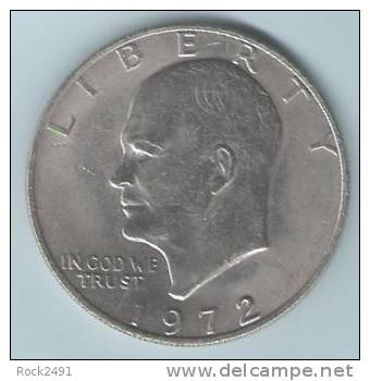 USA  1972 Eisenhower Dollar - 1971-1978: Eisenhower