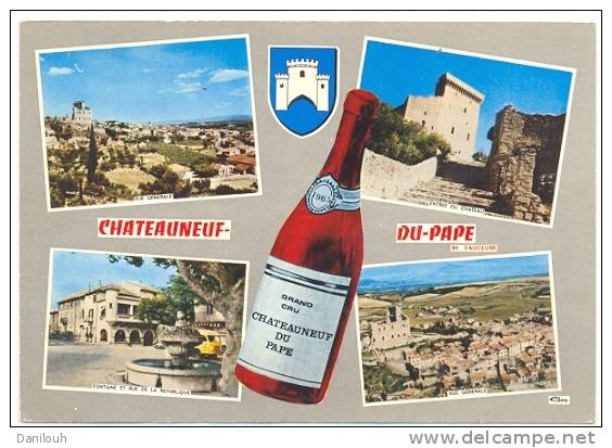 84 /FL/ CHATEAUNEUF DU PAPE, Souvenir Multivues CPSM Ed Cimcolor - Chateauneuf Du Pape