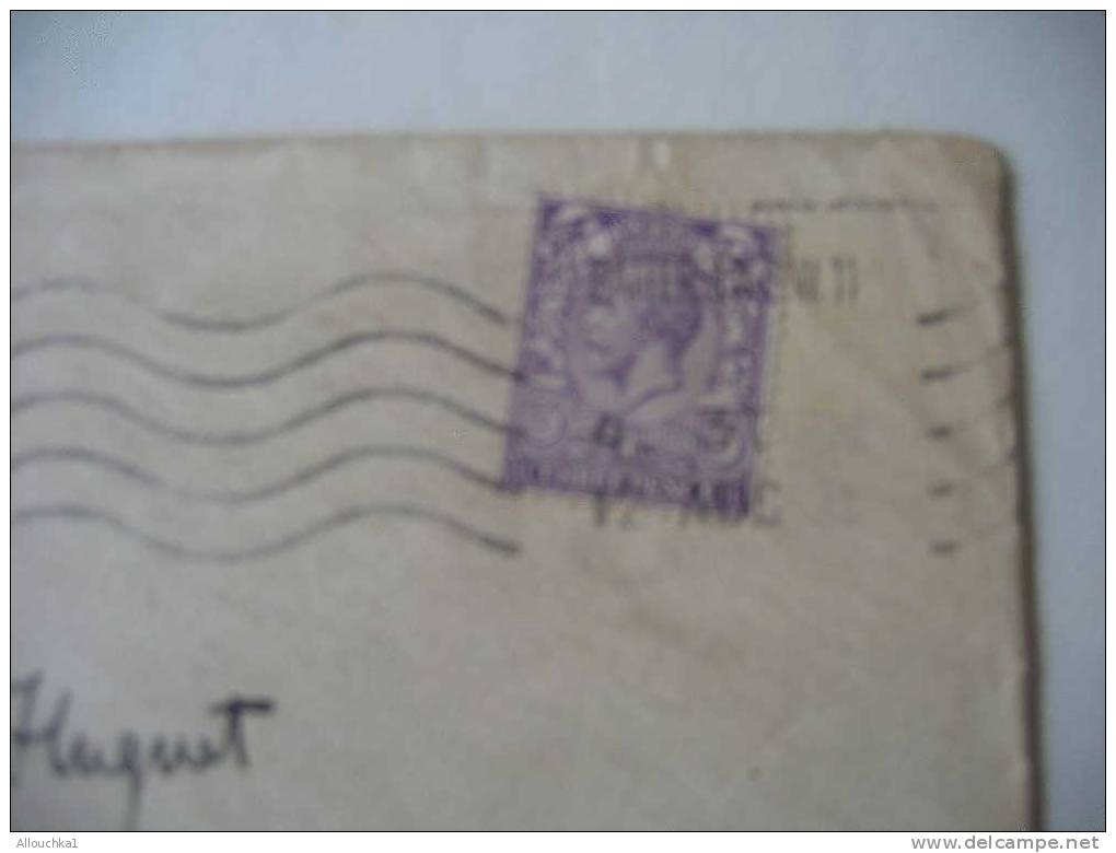 MARCOPHILIE  LETTRE: BATTERSEAS W.11 -ROYAUME UNI :POUR MERENS GARABIT ARIEGE 09: FRANCE 1922 - Postmark Collection