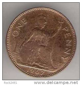 Great Brittain 1967 One Penny - Autres & Non Classés