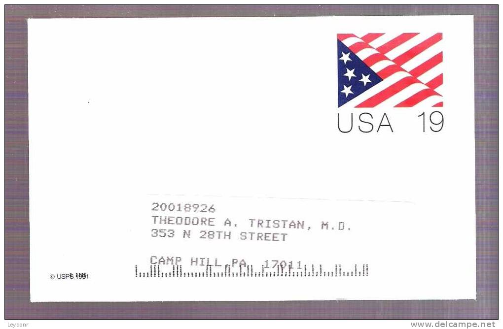 Postal Card - Stars And Strips - Flag Of The United States - Scott # UX153 - Covers