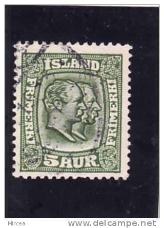 Islande 1913 - Yv.no.78 Oblitere(d) - Gebraucht