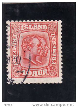 Islande 1913 - Yv.no.80 Oblitere(d) - Gebraucht