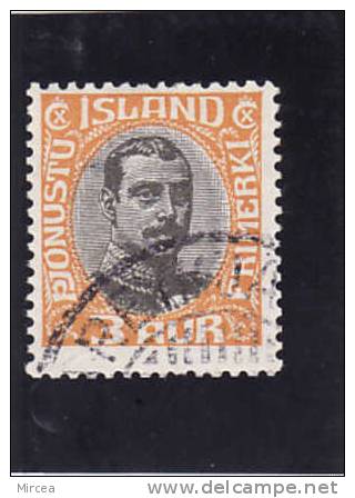 Islande 1920  - Yv.no.33 Oblitere(d) - Officials