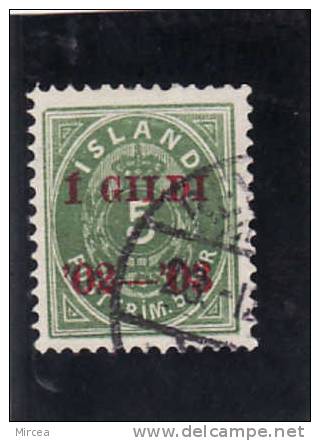 6606 - Islande 1902 - Yv.no.25 Oblitere - Used Stamps