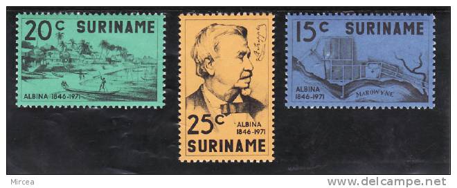 C1631 - Surinam 1971 -  Michel 613/5 Neufs** - Surinam ... - 1975