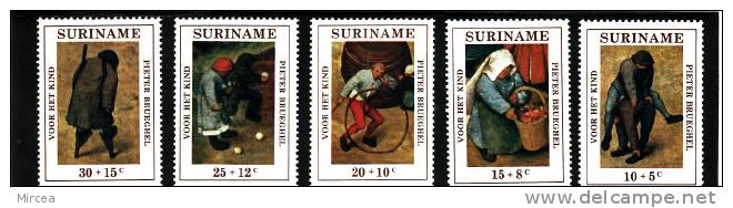 C1630 - Surinam 1971 - Michel 608/12 Neufs** - Surinam ... - 1975