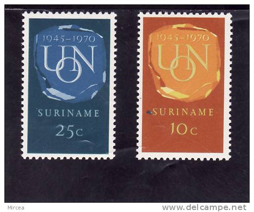 C1625 - Surinam 1970 - Michel 579/80 Neufs** - Surinam ... - 1975