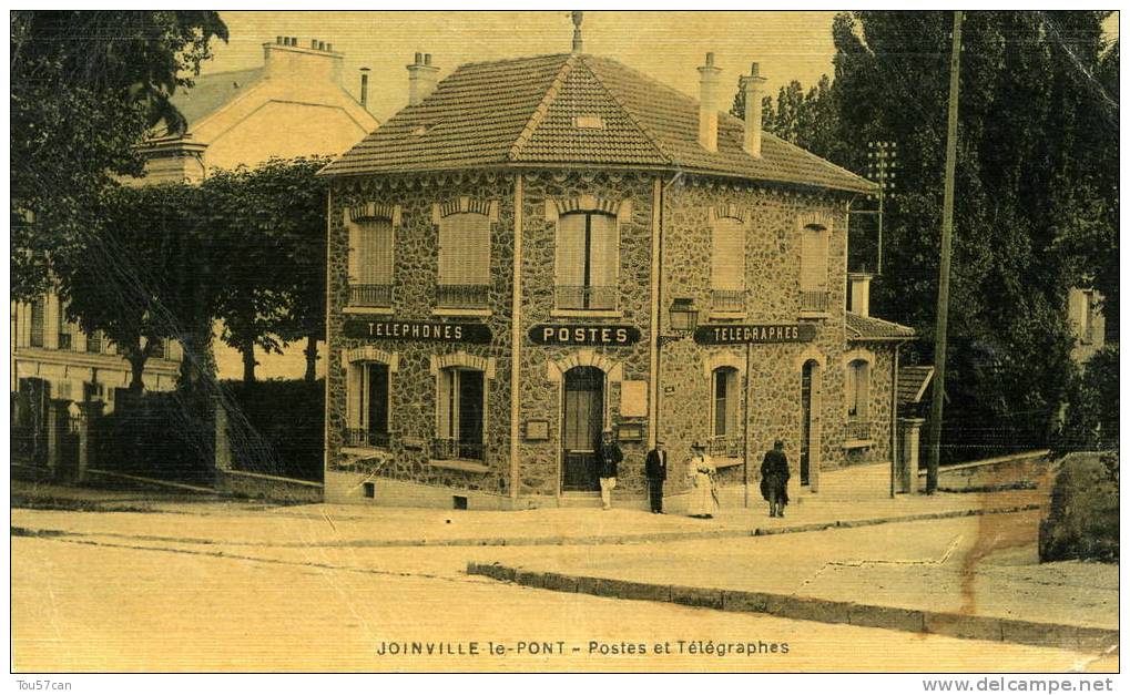 JOINVILLE-LE-PONT - VAL DE MARNE - BELLE CPA ANIMEE. - Joinville Le Pont