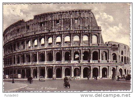 CPSM. ROMA.  Il Colosseo.    1956.   (animée) - Colosseum