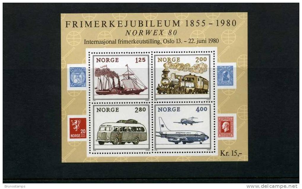 NORWAY/NORGE - 1980 NORWEX EXPO M/S MINT NH - Ungebraucht