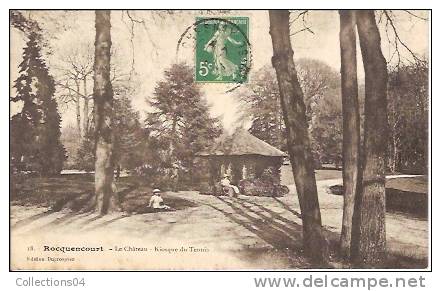 78 / ROCQUENCOURT / LE CHATEAU / KIOSQUE DU TENNIS / EDIT DUGROSPREZ N° 18  / CPA 1911 / - Rocquencourt