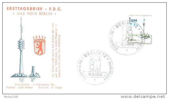 Germany / Berlin -  Mi-Nr 261 FDC (r015)- - 1948-1970