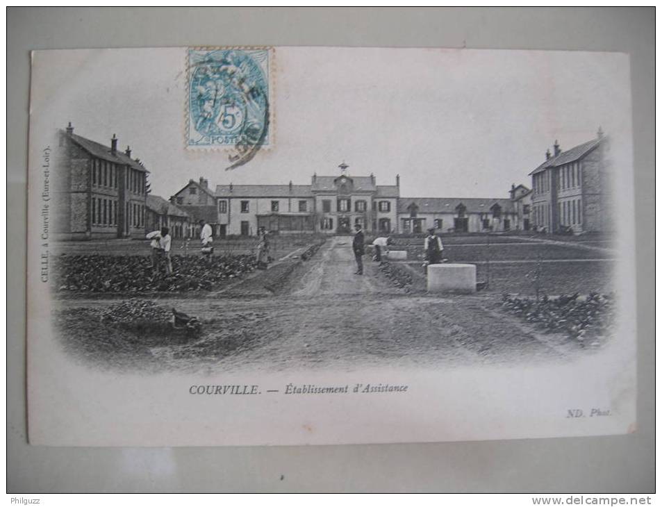 CARTE POSTALE CPA 28 COURVILLE ETABLISSEMENT D'ASSISTANCE - Courville