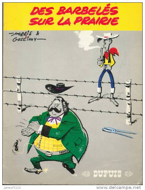 LUCKY LUKE N°29 - Des Barbelés Sur La Prairie (réédition De 1977) - Autres & Non Classés