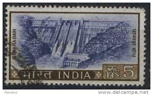 PIA - IND - 1967-69 : Diga Di Bakhra - (Yv 232) - Usati