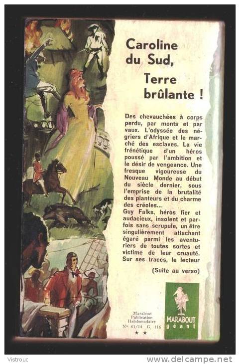 " Retour à FAIROAKS  ", Par Frank YERBY - MARABOUT N° G 116 - E.O. - Aventure