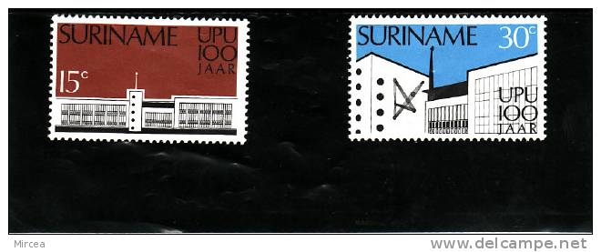 C1639 - Surinam 1974 -  Michel 680/1 Neufs** - Surinam ... - 1975